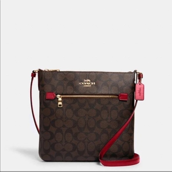 Coach Handbags - 💛 Coach Rowan File Bag In Signature Canvas